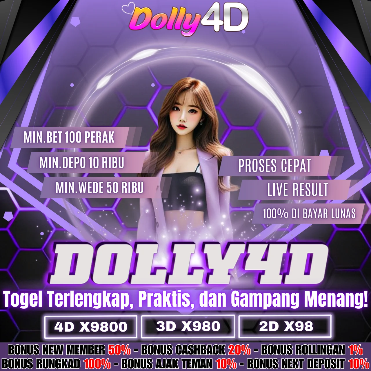 DOLLY4D 📍 Bandar Togel Online Resmi Pasaran Lengkap & Pembayaran Cepat